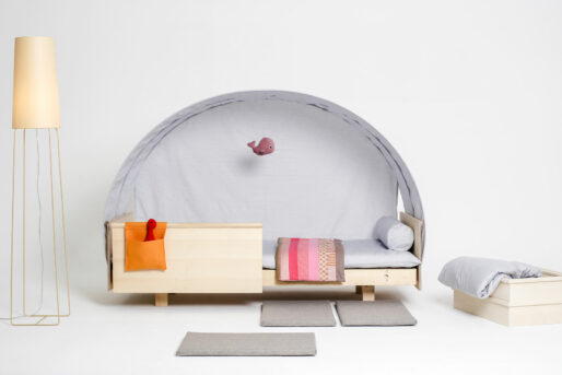 KIDD das nachhaltige kinderbett in der Variante nest-in